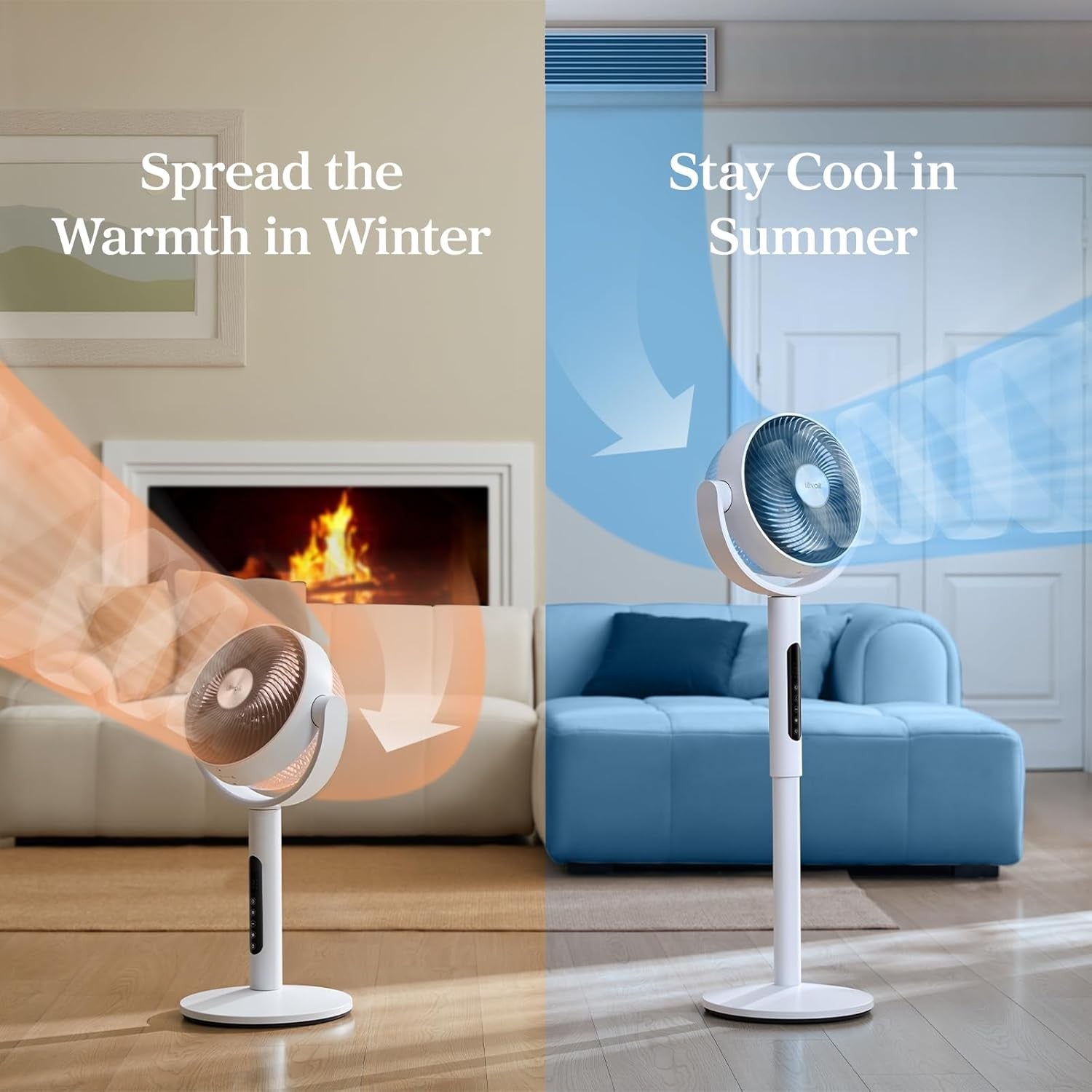 Advanced Pedestal Air Circulator Fan  Powerful Circulation. Whisper-Quiet Comfort. Whole-Room Cooling.