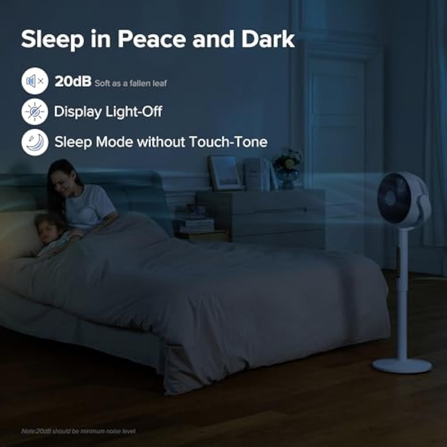 Advanced Pedestal Air Circulator Fan  Powerful Circulation. Whisper-Quiet Comfort. Whole-Room Cooling.