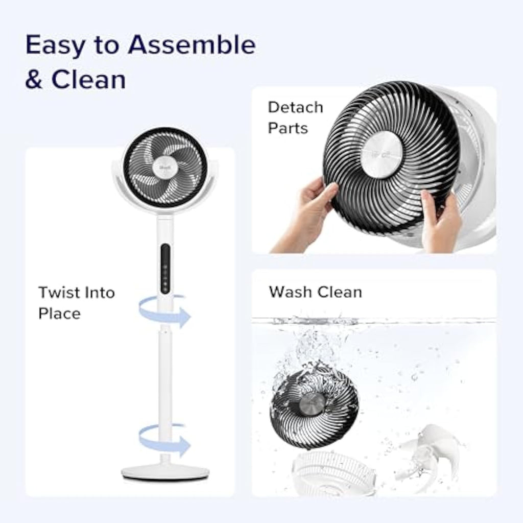 Advanced Pedestal Air Circulator Fan  Powerful Circulation. Whisper-Quiet Comfort. Whole-Room Cooling.