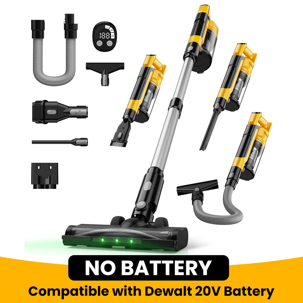 350W Cordless Stick Vacuum Cleaner – Battery Compatible Design