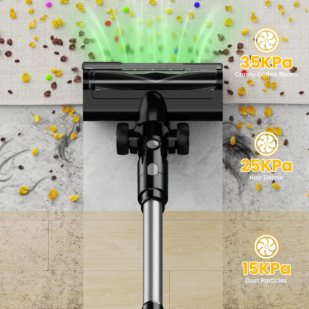 350W Cordless Stick Vacuum Cleaner – Battery Compatible Design