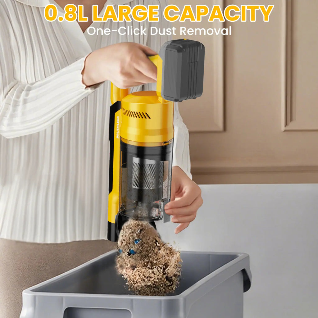 350W Cordless Stick Vacuum Cleaner – Battery Compatible Design