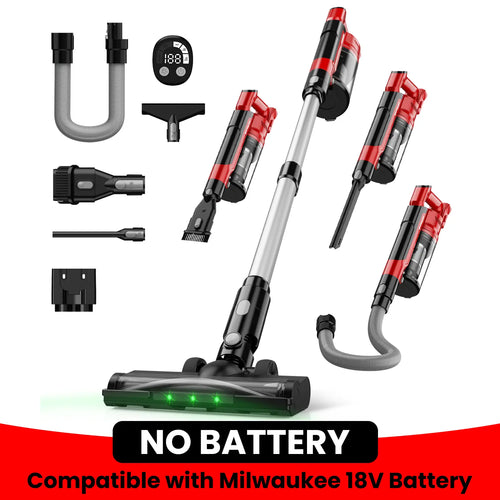 350W Cordless Stick Vacuum Cleaner – Battery Compatible Design