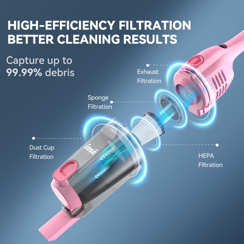 Corded Stick Vacuum Cleaner  Powerful Suction. Ultra-Lightweight Design. Everyday Convenience.