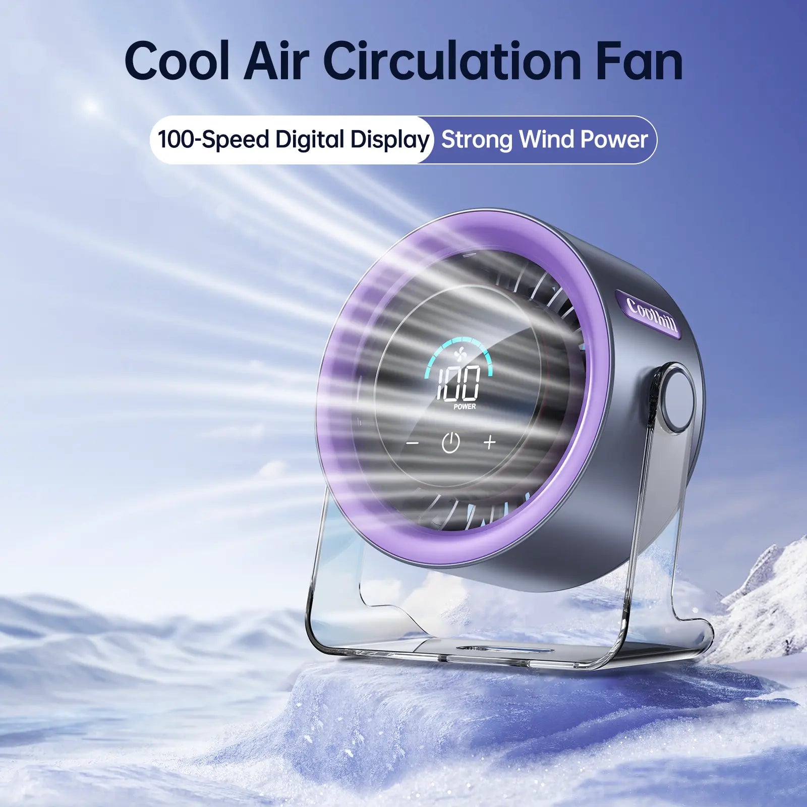 Powerful Air Circulation Desk Fan